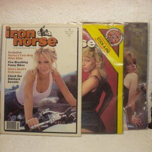 Vintage 1980's Three Iron Horse For the Adult Motorcycle Enthusiast